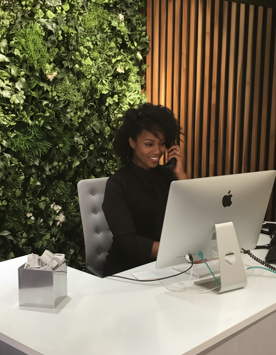 Eudelo team member having a Discovery Call phone consultation