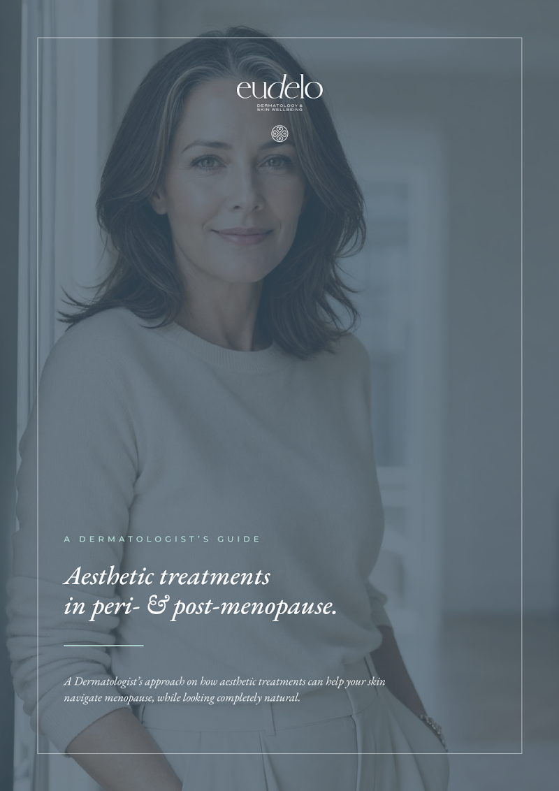 Cover of Dr Stefanie&rsquo;s guide, Aesthetic Treatments in Peri- and Post-Menopause